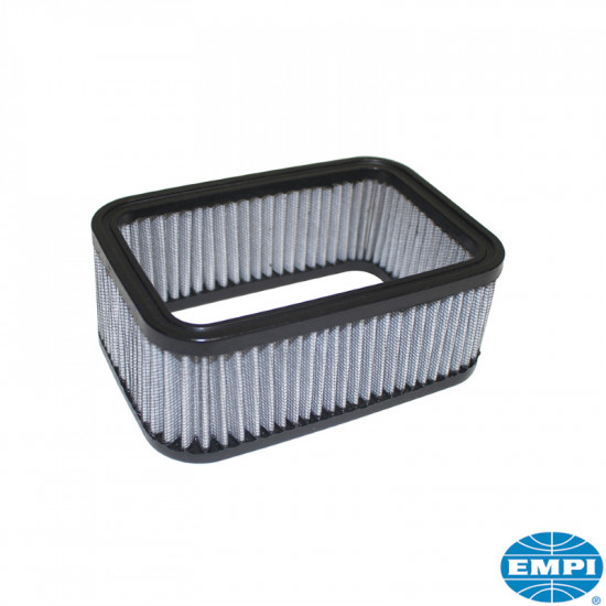 Air filter element, 2 1/2" high, 6 3/4"x4 1/2"