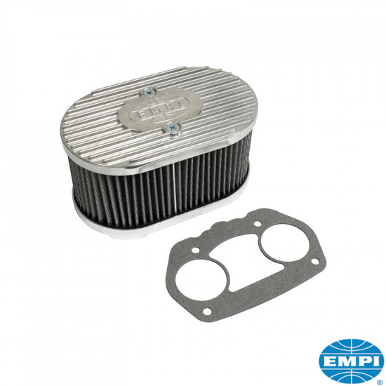 Air cleaner, die cast, 3.875" high. For Empi HPMX, Weber IDF and Empi D