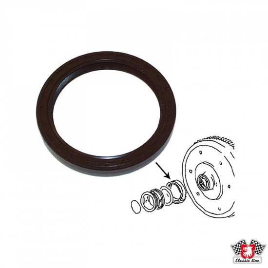 Flywheel oil seal, 76x95x11.5 mm, CLASSIC