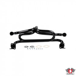 Manifold, Sport, black painted, single-double exhaust