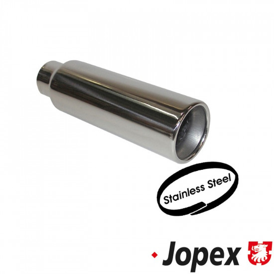 Tail pipe, Sport, stainless steel, Ø 42 mm inside