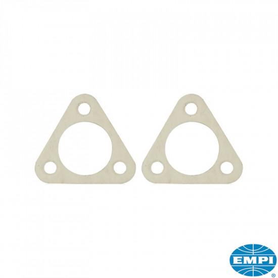 Small 3 bolt flange gasket set, 2 pieces