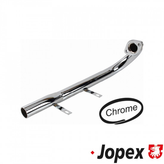 J-tube, chrome, left