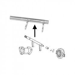 Operating shaft for clutch