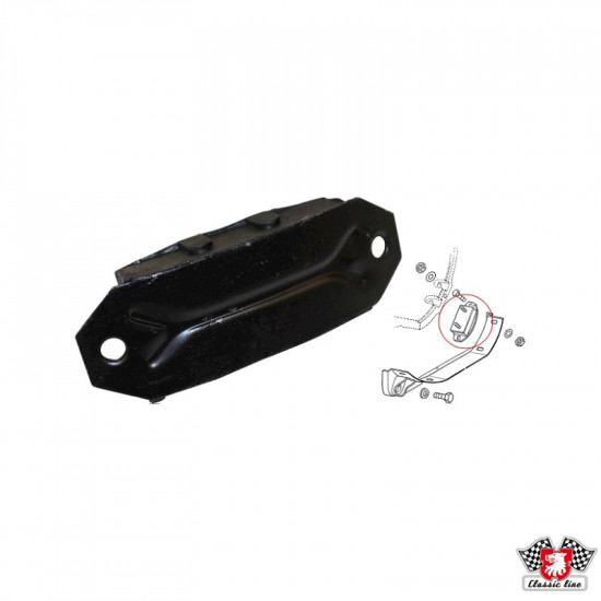 Rubber mount, gearbox, rear, economy