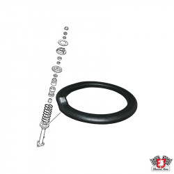 Rubber ring for coil spring