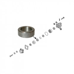 Spacer for rear axle, outer, Ø inner 30 mm, Ø outer 44.5 mm. To use with kit no. 311598051S