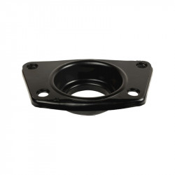 Cover for torsion bar with hole, black, round bushing, left/right