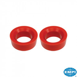Bushing set for spring plate, outer, smooth, urethane, for swing axle/I.R.S., inner diameter 1 7/8", 2 pcs.