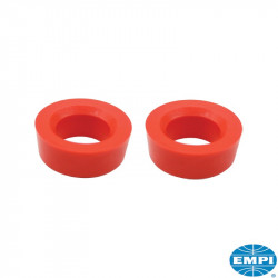 Bushing set for aftermarket spring plate, outer, smooth, urethane, for swing axle, inner diameter 1 3/4", 2 pcs.