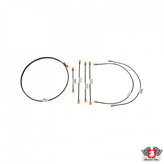 Brake line kit, 7 pcs.