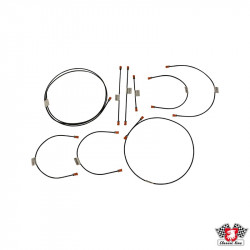 Brake line kit, 9 pcs.