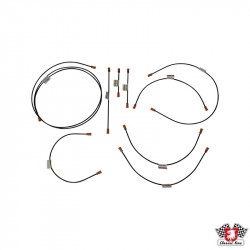 Brake line kit, 9 pcs.