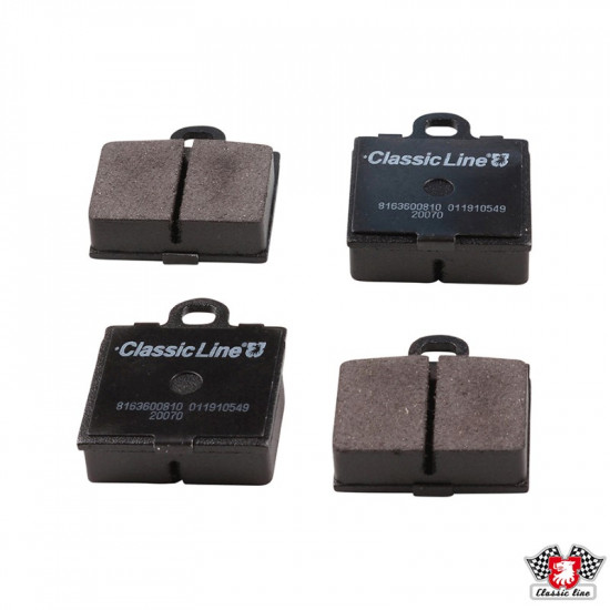 Brake pad set, 15 mm, front