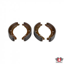 Brake shoe set with linings, front, 230x40 mm