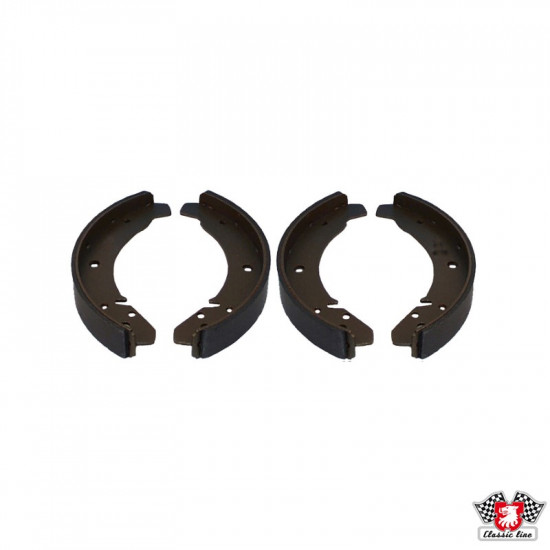 Brake shoe set with linings, rear, 230x30 mm