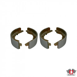 Brake shoe set with linings, rear, 252x56 mm