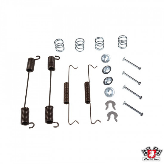 Quick kit for brake shoe, rear