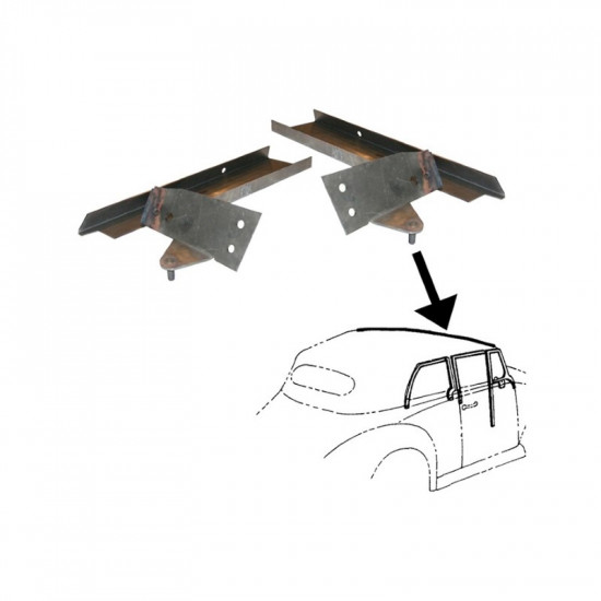 Repair kit for cabrio top frame, front