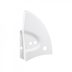 Hinge cover, right, white