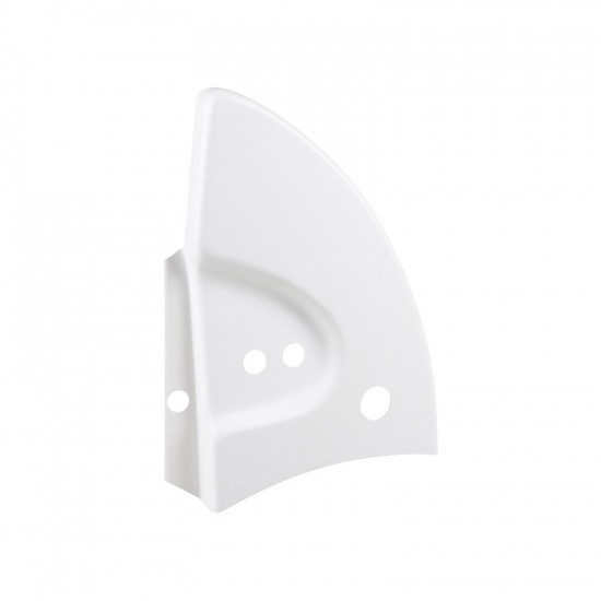 Hinge cover, right, white