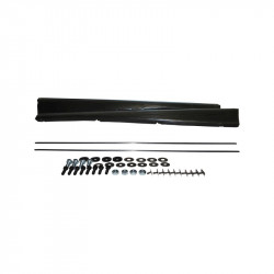 Running board set with mounting kit, MX heavy duty, with 9 and 18 mm moulding