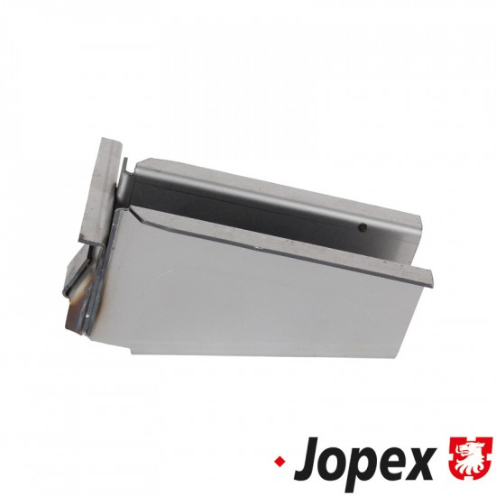 Jack support, rear, left