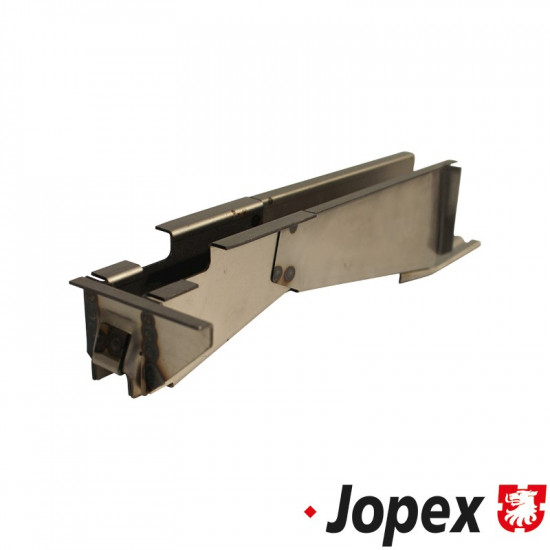 Jacking point and outrigger, front, left Jacking point and outrigger, front, left