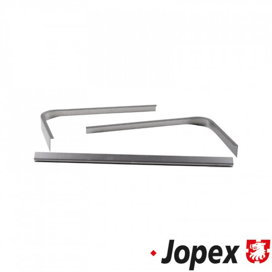 Rear side window right frame repair panel set, 3 pieces