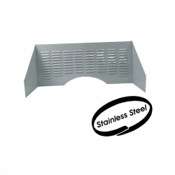 Stainless steel firewall cover. Louvered 3 pcs. Rear firewall and 2 side pcs. Easy to install