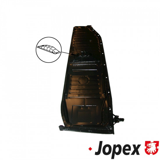 Floor pan with seat bucket, Heavy Duty, right