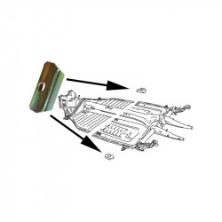 Reinforcement for bolt, rear body