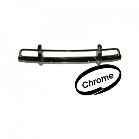 Front bumper, export model USA, chrome, Brazil