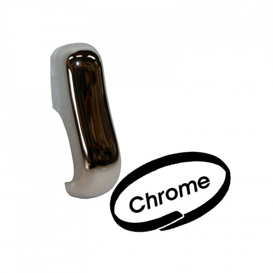 Bumper horn, Euro style, left/right,chrome