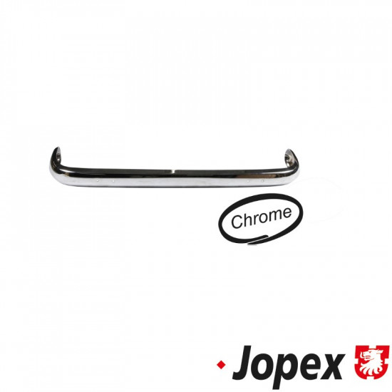 Rear bumper set, complete, rear, chrome