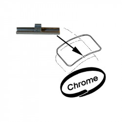 Clip for chrome window moulding