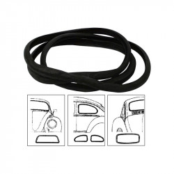 Cal look window rubber kit. 4 pcs., including front, rear and quarter window seals