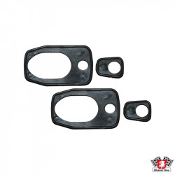 Rubber gasket for outer door handle, front and rear part, pair