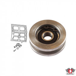 Sliding door roller wheel, rear