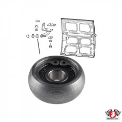 Sliding door roller wheel, lower