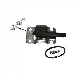 Door inner operating lever, black, left