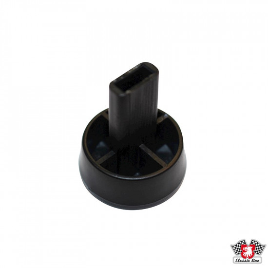 Seat release knob, round, black