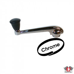 Window winder handle, black knob