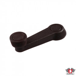Window winder handle, saddle brown, left/right