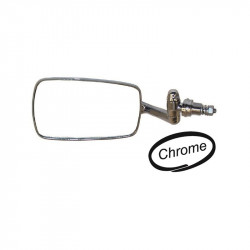 Door mirror, chrome, right, OE style