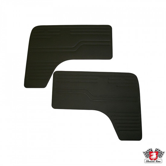 Interior vinyl panel kit, 2 pcs., black