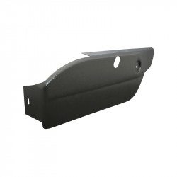 Trim panel for passenger's seat, outer, right, black