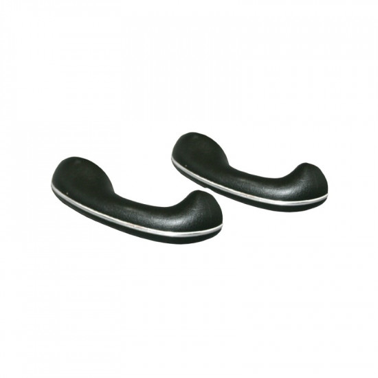 Armrest set, black, left/right