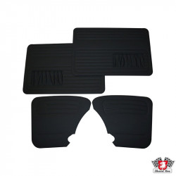 Interior vinyl panel kit, 4 pcs., black