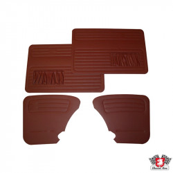 Interior vinyl panel kit, 4 pcs., Bordeaux red